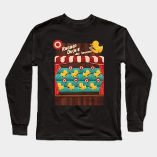 Rubber Duckie Axe Throwing Long Sleeve T-Shirt